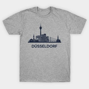 Duesseldorf Skyline Emblem T-Shirt